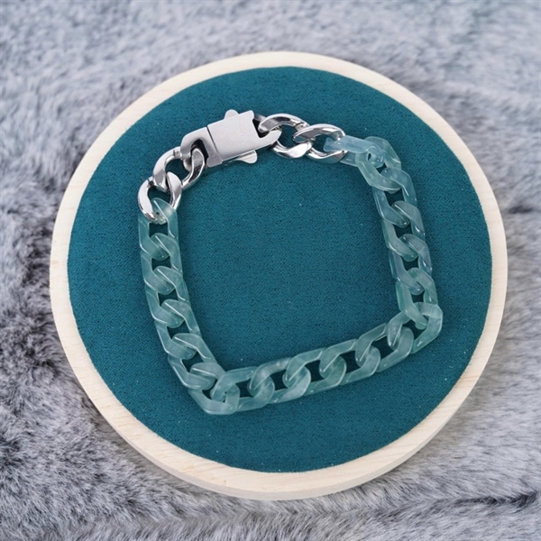 Lắc tay cẩm thạch 18 hạt ly 13.50-8.72x 2.83 (792774)+