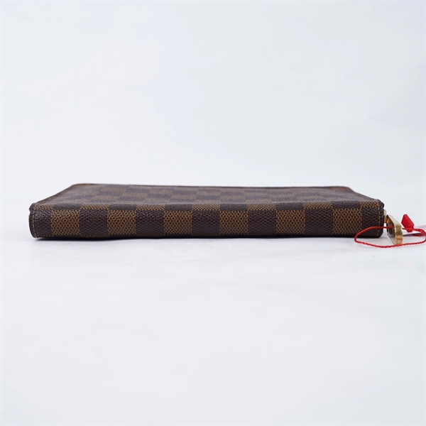 Ví LV zip ô vuông nâu (CA3165) (LT) KG+