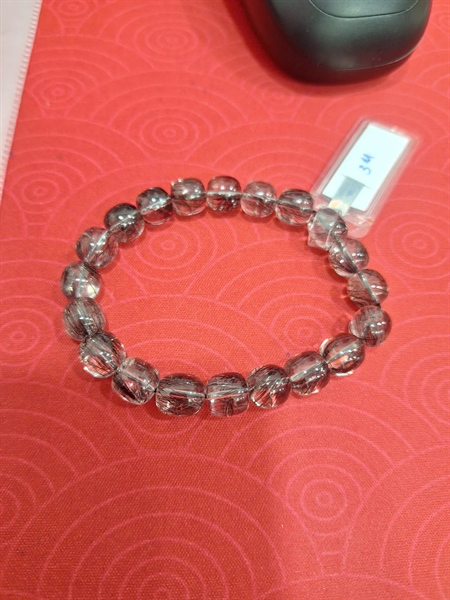 Vòng lu thống tóc đen 20 hạt ly 9.35- 8.82mm (638845) KG+