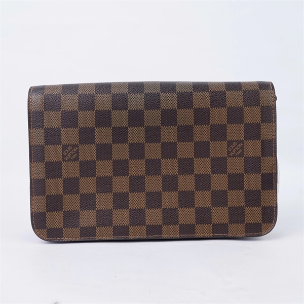 Túi LV Clutch ô vuông nâu (PL1006) sz24 (LT) KG+