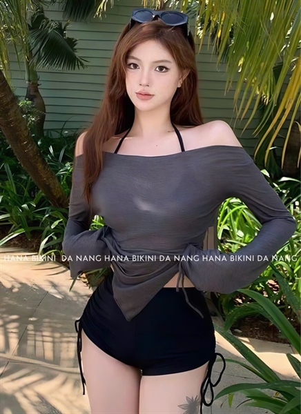 BIKINI + ÁO COVER 3M HOTTREND - XÁM