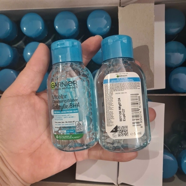Tẩy Trang Garnier xanh da dầu 50ml