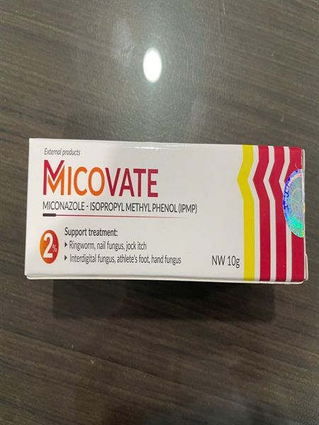 Kem nấm ngứa hắc lào lang ben Micovate 10g
