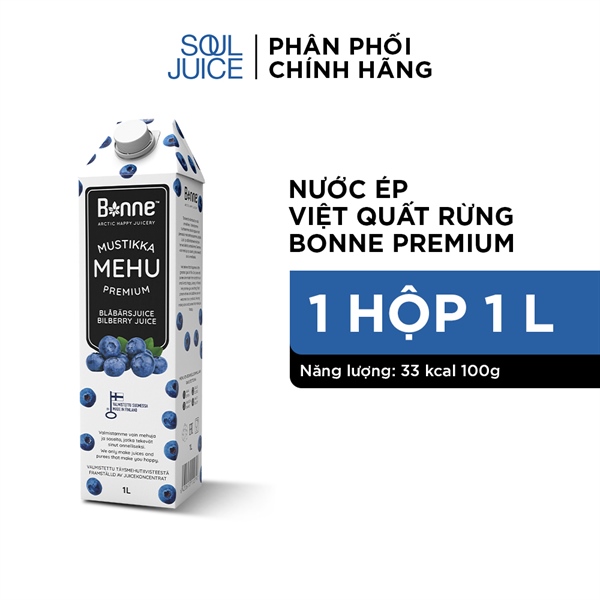 Nước ép cao cấp việt quất – Bonne 1 lít