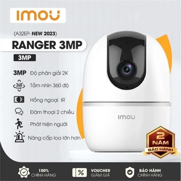 Camera wifi Imou 3MP Imou IPC-A32EP-L nâng cấp từ A22