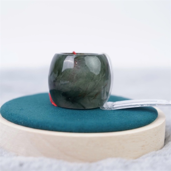 Nhẫn càn long tóc xanh ly 23.24-30.20mm (849238) KG+