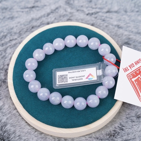 Vòng nếp băng tím My 19 hạt ly 10.27-9.89mm (658746) KG+