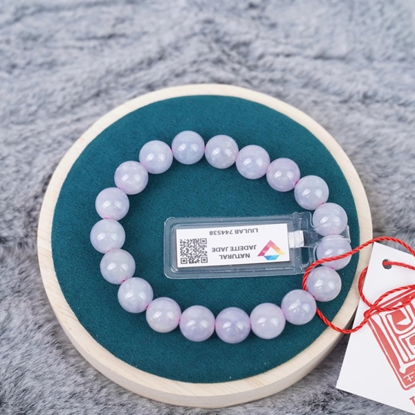 Vòng nếp băng tím My 19 hạt ly 10.22-9.96mm (744538) KG+