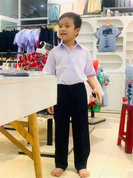 SM trắng học sinh cao cấp 23-25kg