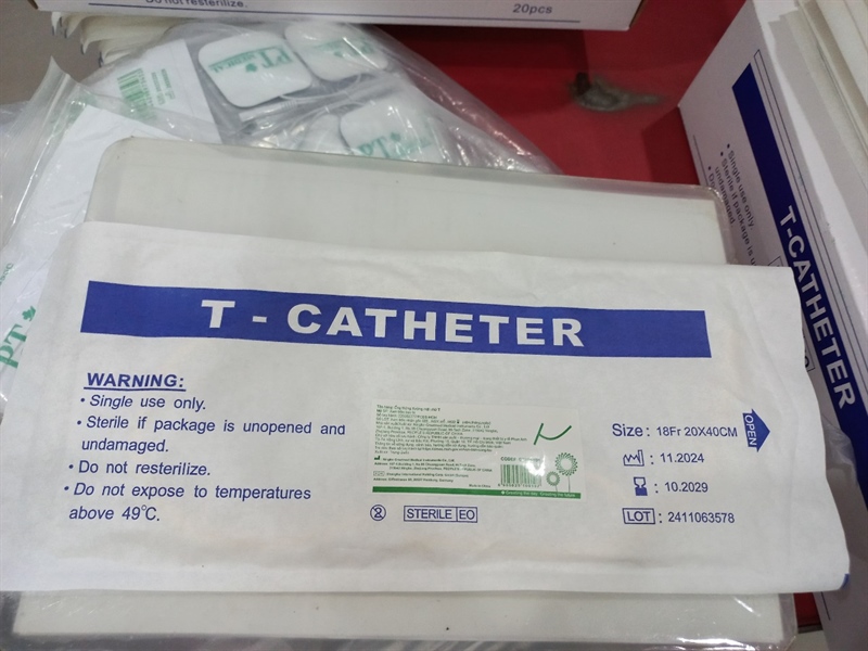 Ống thông đường mật chữ T các số Greetmed (20 sợi/hộp - 200 sợi/thùng) 2