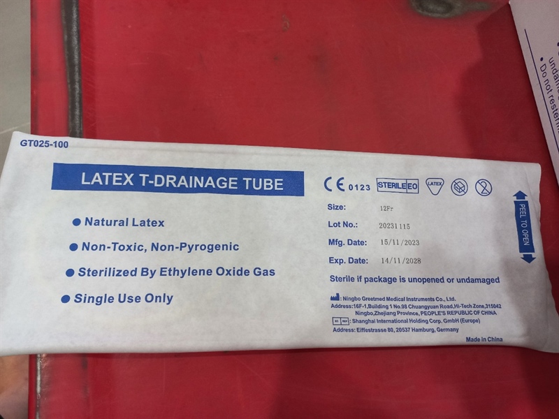 Ống thông túi mật Sond Prezzer (Ống thông đường mật chữ T)