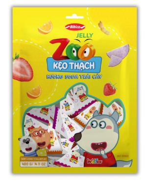 Thạch Trái Cây Zoo 400g*20 Gói