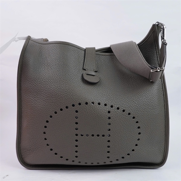 Túi Hermes Evelyne xám stamp A(2017) sz31 (A-T) KG+