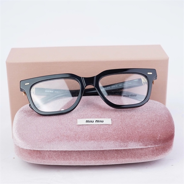Kính Miu Miu đen VMU07X 16K-1O1 (53-18-140) KG+