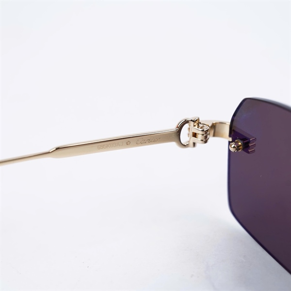 Kính Cartier nâu gọng vàng G95K03AJ (145) KG+