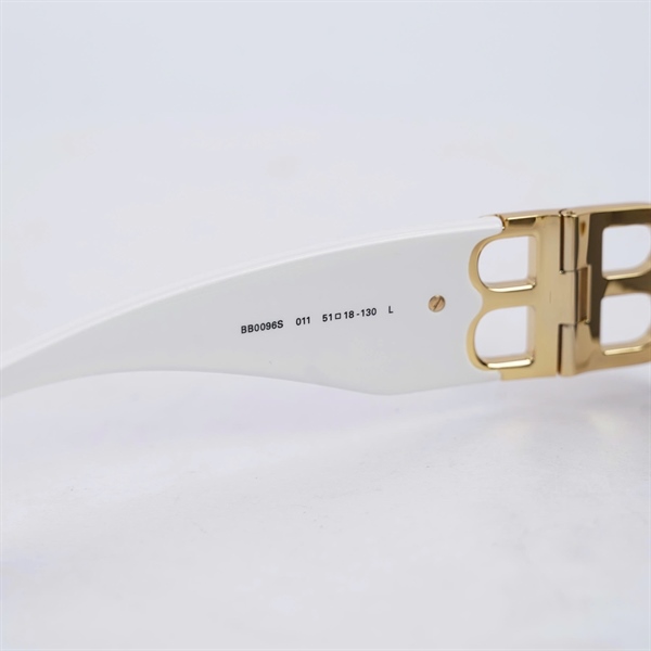 Kính Balenciaga trắng BB0096S 011 (51-18-130) KG+