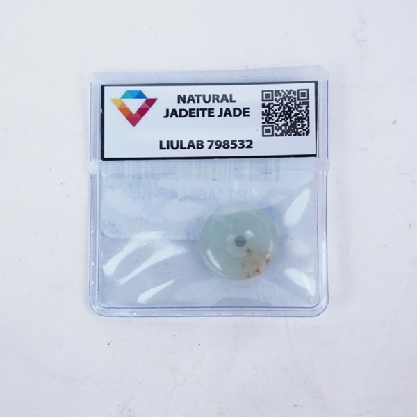 Mặt dây đá cẩm thạch đa sắc sz12.08-3.27mm (798532) KG+