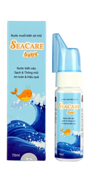 Nước muối biển xịt mũi SeaCare Baby 70ml - Nam Hà