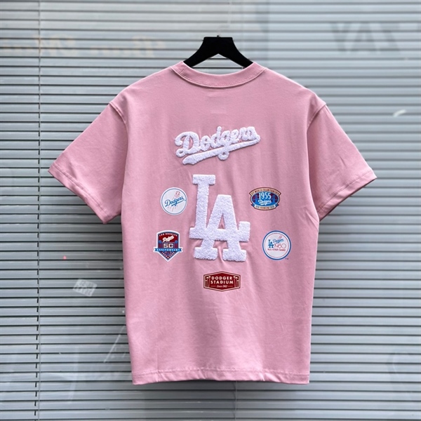 ÁO THUN NEW ERA LA DODGERS PINK - DODGERS THÊU HỒNG