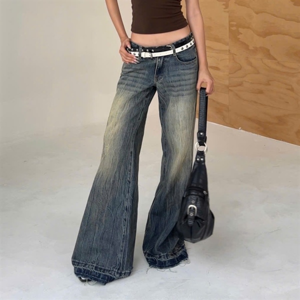 Quần Jeans Đáy Ngắn TWENTI Rách Gấu Retro - RÁCH GẤU - 2