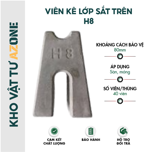 Cục kê bê tông H8(80mm)