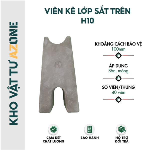 Cục kê bê tông H10(100mm)