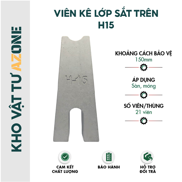 Cục kê bê tông H15(150mm)