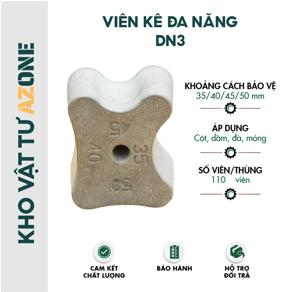 Cục kê bê tông DN3(35-40-45-50mm)