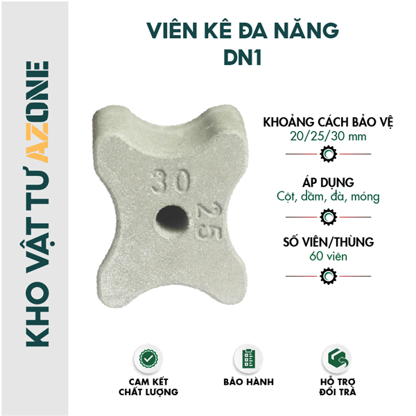 Cục kê bê tông DN1(20-25-30mm)