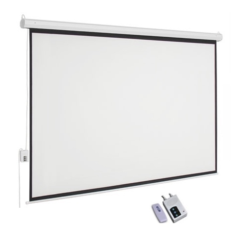 Màn chiếu điện 120 inch ( 84" x 84" / 2.13m x 2.13m) có remote + Công lắp đặt