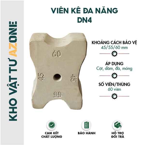 Cục kê bê tông DN4(45-55-60mm)