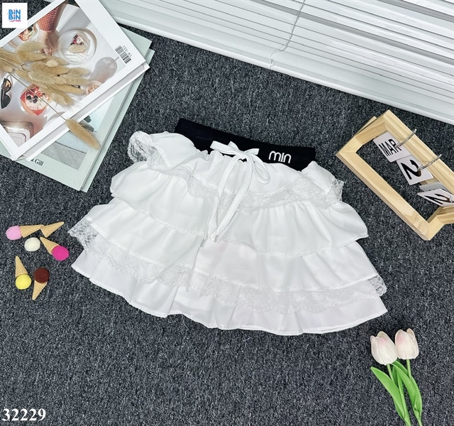 32229 - CV ren tầng bản chữ Min - Trắng