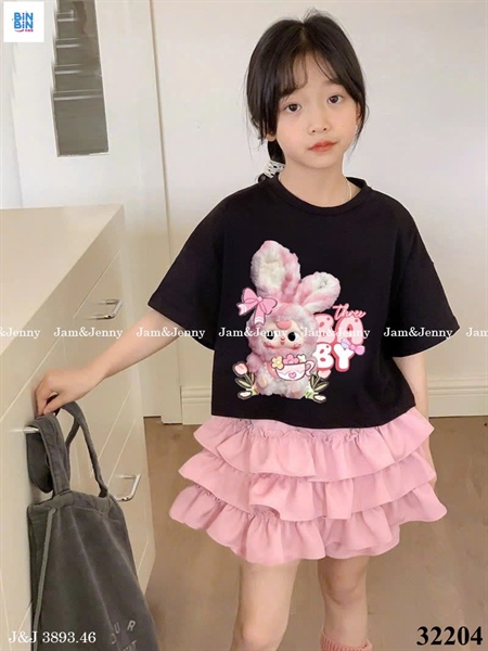 32204 - SÉT VÁY BABY TREE- HỒNG