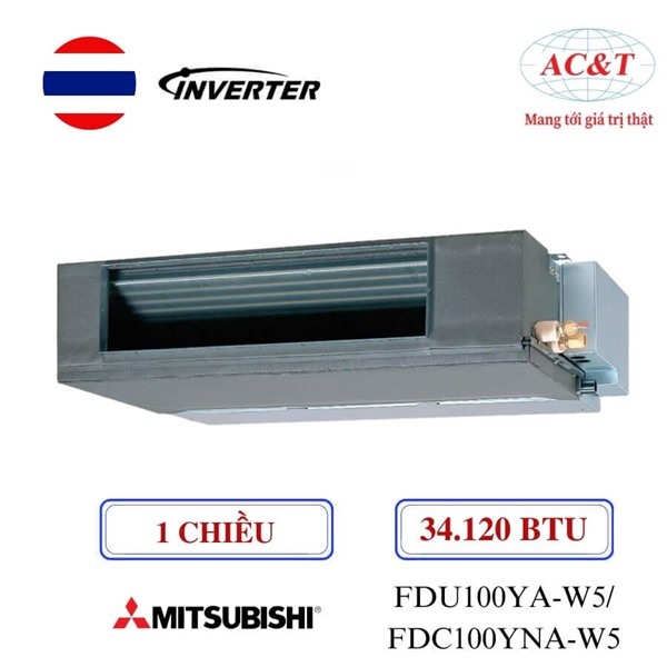 Điều hòa nối ống gió Mitsubishi Heavy inverter 34000BTU FDU100YA-W5