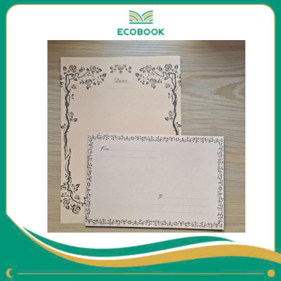 Combo giấy viết thư Hoa hồng (5b/ xấp)