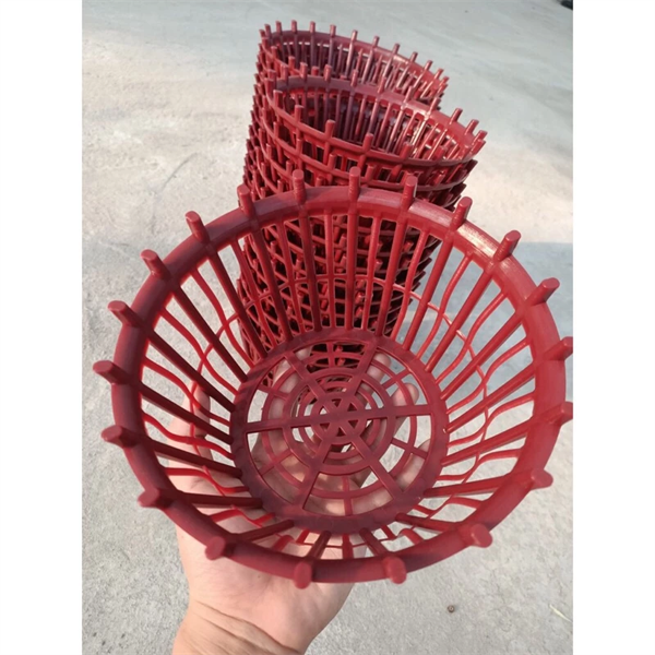 Chậu nhựa trồng lan treo - Đỏ - F20