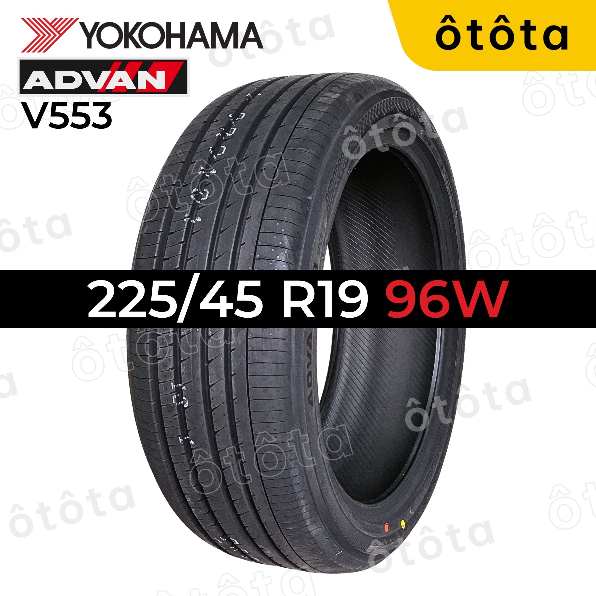 Lốp Yokohama 225/45 R19 96W ADVAN V553 Nhật