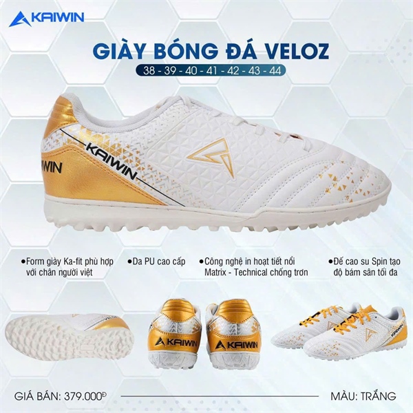 GIÀY KAIWIN VELOZ - TRẮNG