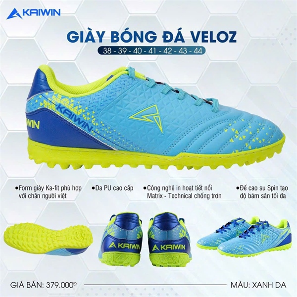GIÀY KAIWIN VELOZ - XANH NGỌC