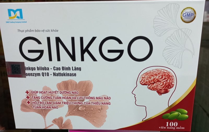 Viên bổ não Ginkgo biloba 360mg (H*10vỉ*10viên) - DMD 2