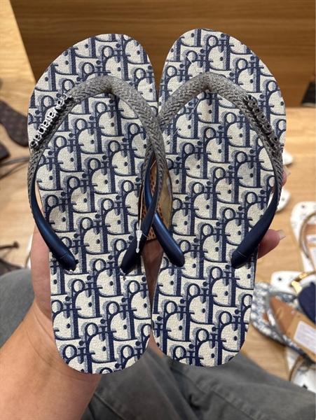 Xanh mực kim tuyến nữa viền ép đế dior