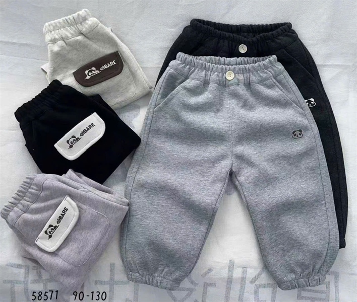 33632-Quần Nỉ Polo Gấu Xám Nhí