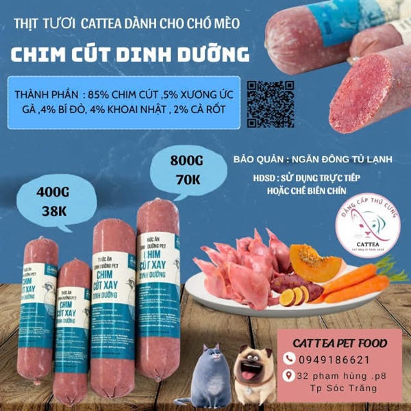 Chim cút dinh duỡng 400g