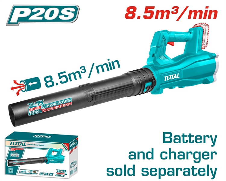 Thân máy không kèm pin sạc) Máy thổi bụi dùng pin 20V Total TABLI20323