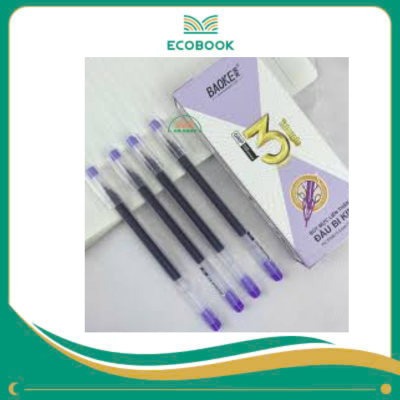 Bút bi nước thân tam giác 5198 tím (1/12/144)