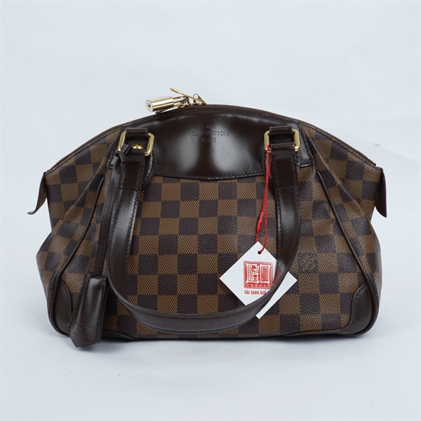 Túi LV Verona ô vuông nâu có ổ+ chìa TU1121 size 32cm KG+