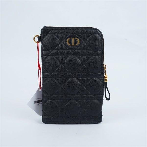 Ví Dior caro đen KG+