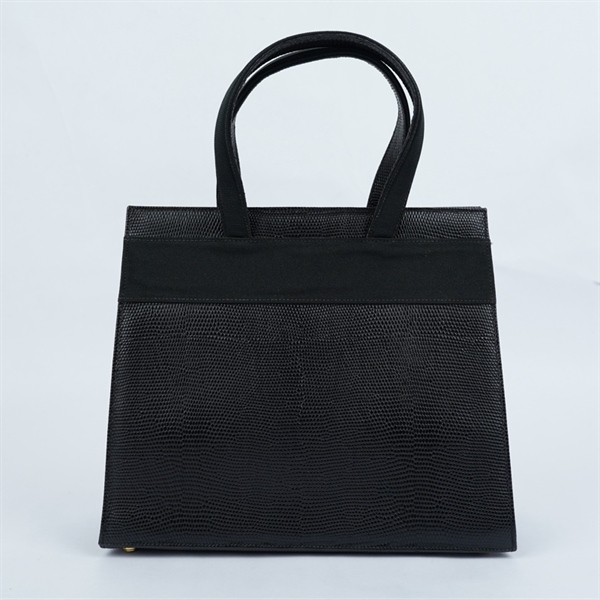 Túi Slavatore vân đen kèm ví KG+