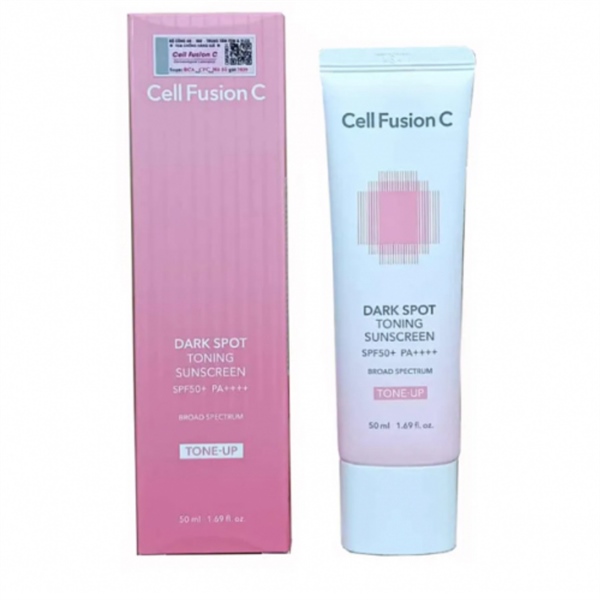 [Hàng Công Ty] CELL FUSION C Kem Chống Nắng Dark Spot Toning Sunscreen SPF50+ PA++++ Tone-Up 50ml