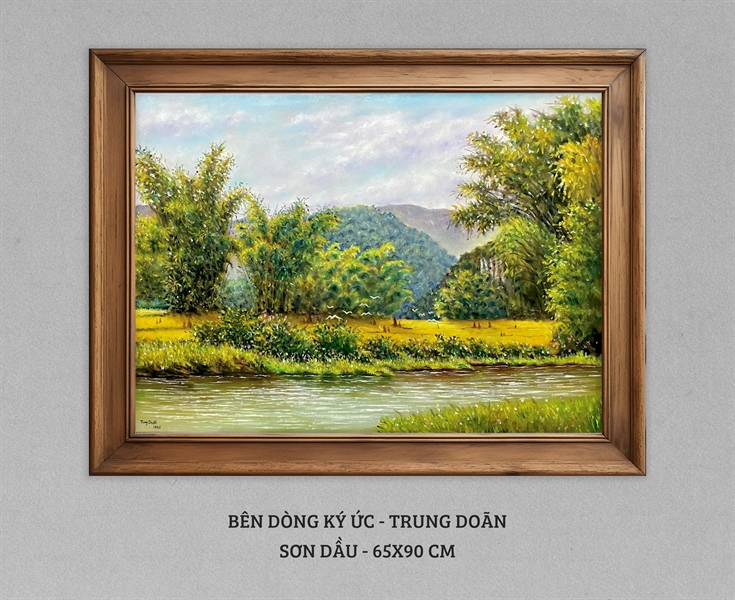 Bên dòng ký ức - Trung Doãn - 65x90 cm